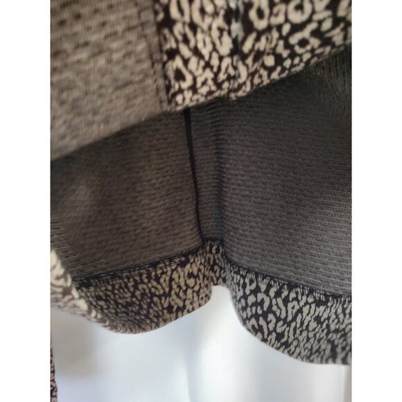 Charter Club Brown Cream Leopard Print Dress Jacket XL w/ Vintage Floral Brooch - Picture 13 of 16